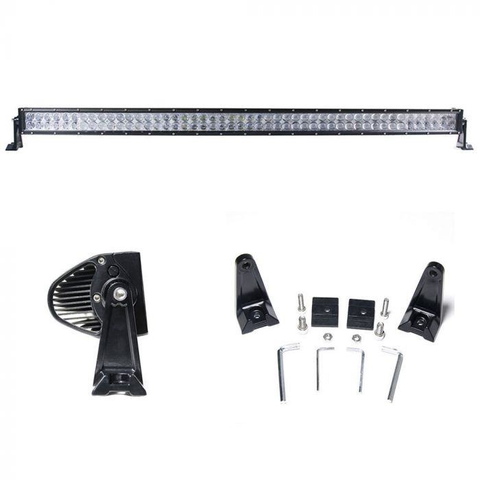 Barre LED longue portée 4D - 120W - 550mm - 40 leds