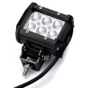 Feu LED moto - Phare LED - 18W - 95mm - Carré