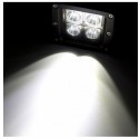 Phare LED moto - Feu Led moto - 20W - 82mm - Carré