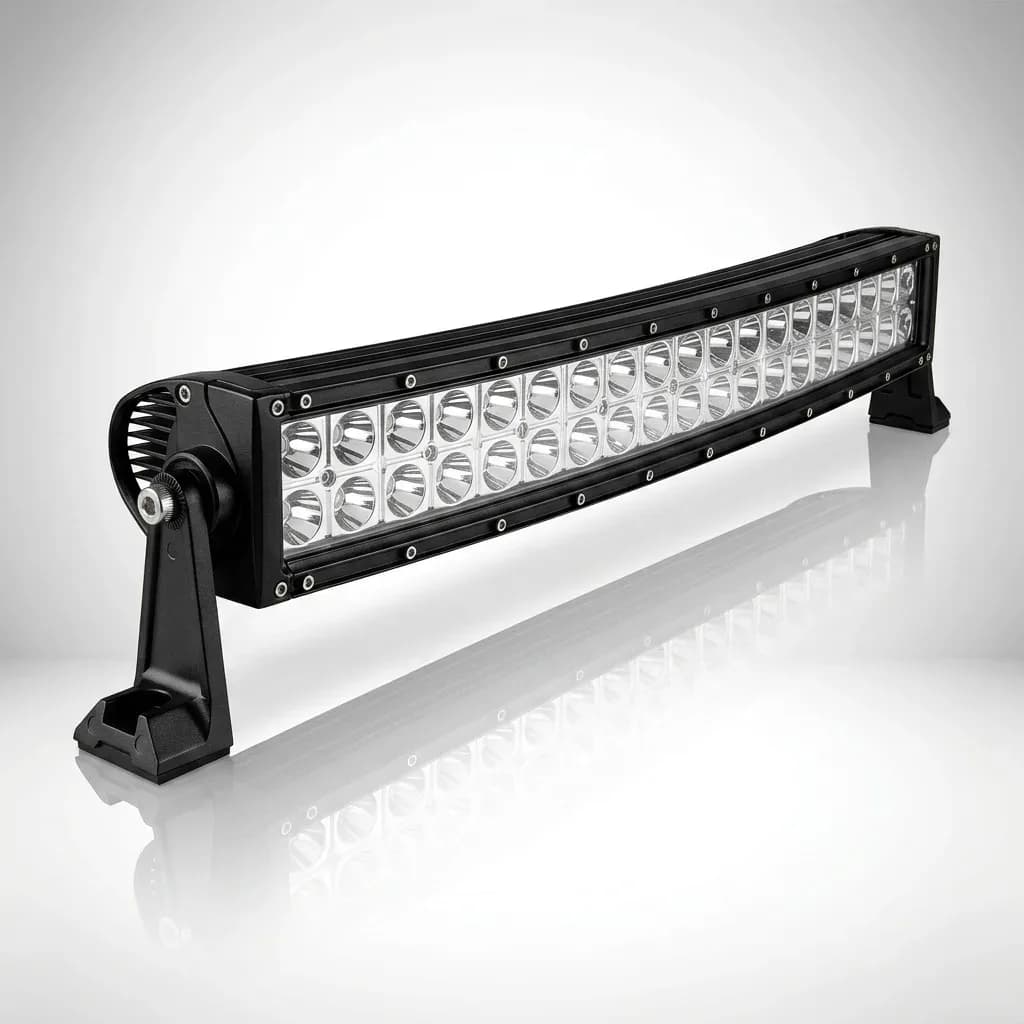 Barre LED 120w 55cm incurvée pour camions 10000 lumens